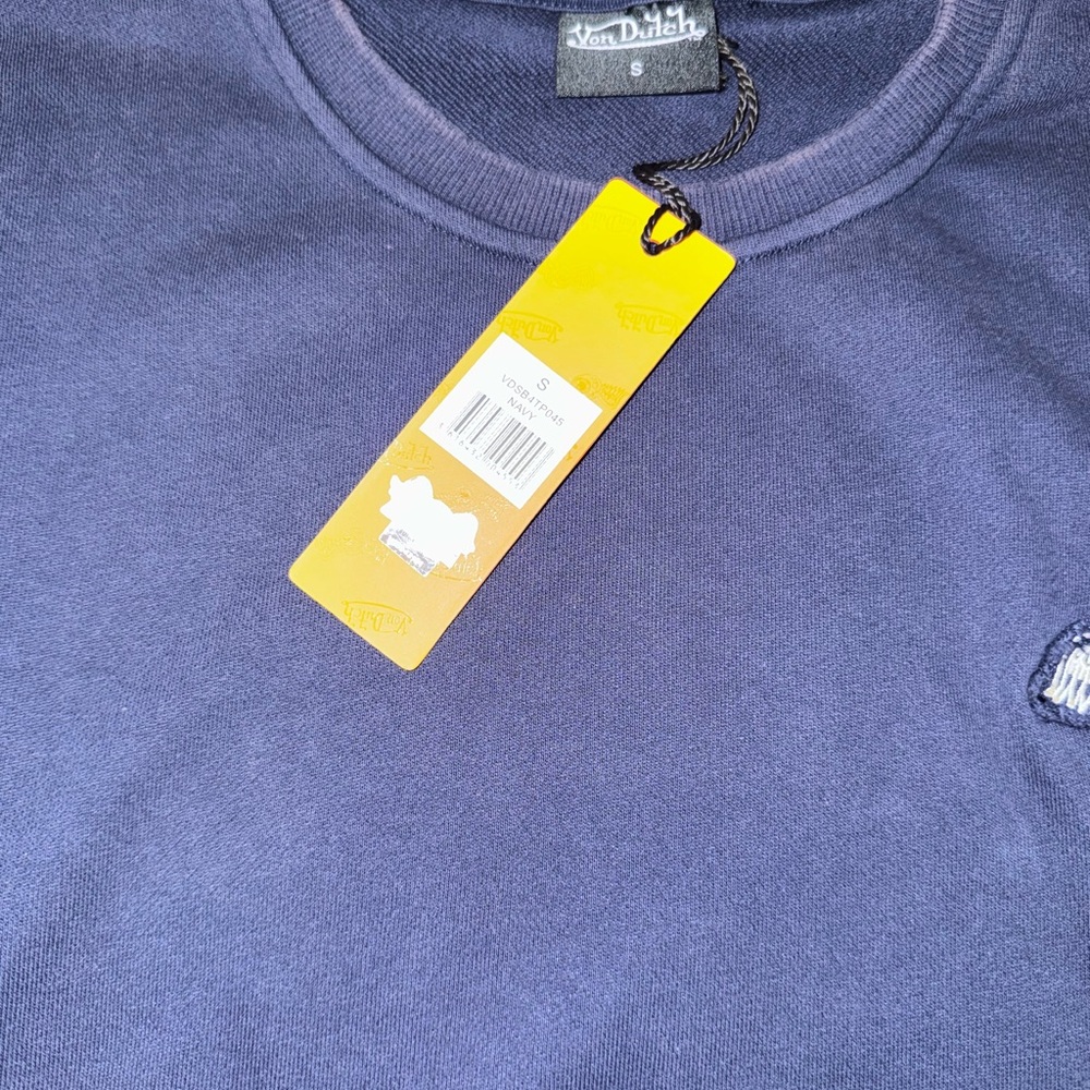 Von Dutch Blue Crewneck Sweater - Picture 3 of 3